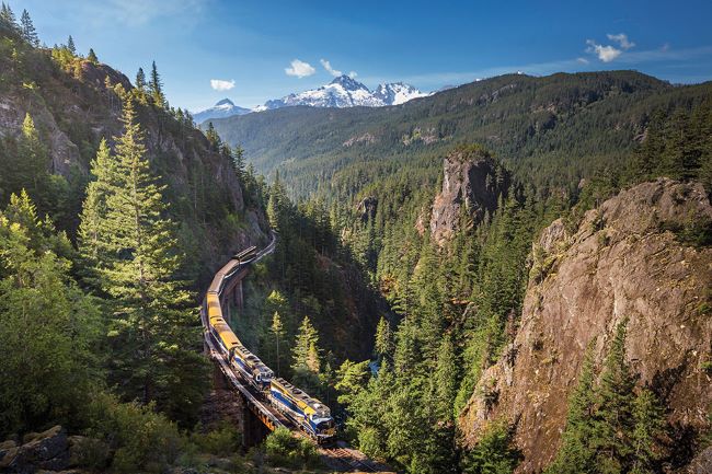 Tauck has expanded its partnership with the Rocky Mountaineer, a luxury train. Photo by Tauck.