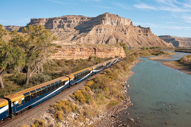 Tauck guests on one of two new journeys that include a Rocky Mountaineer train segment might travel through Colorado's Debuque Canyon. Photo provided by Tauck. 