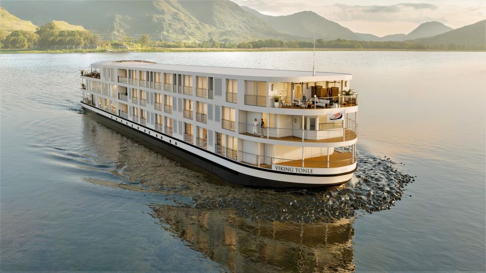 Viking Tonle will provide another option for travelers sailing Viking's "Magnificent Mekong" itinerary on Southeast Asia's Mekong River. Photo by Viking.