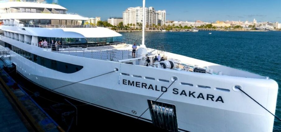 Emerald Sakara is a new yacht-like cruising beauty. Photo by Emerald Cruises.