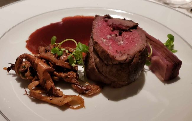Compass Rose serves up tasty dishes including this Wagyu beef dish. Photo by Susan J. Young.