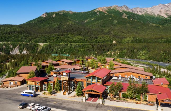 McKinley Chalet Resort is near the entrance to Denali National Park and will receive updates prior to the summer 2024 cruise season. Photo by Holland America Line. 