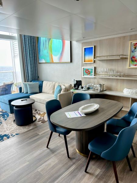 Icon of the Seas' offers 28 accommodations categories including the Iconic Loft Suite, shown here. Photo by Shelby Steudle.