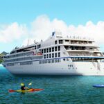 Windstar Cruises will add two more new ships to its fleet in 2025 and 2026. Photo by Windstar Cruises.