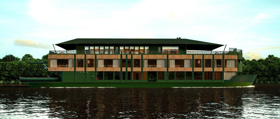 New A&K riverboat for the Peruvian Amazon, expected to set sail in April 2025. Photo/Rendering by A&K Group.