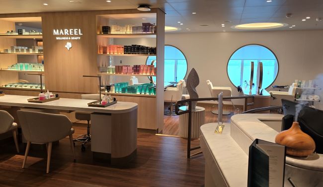 Manicure and beauty area of Mareel Spa and Beauty on the new Queen Anne. Photo by Susan J. Young. 
