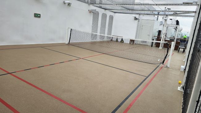 Yes, Queen Anne has one pickleball court! Photo by Susan J. Young. 