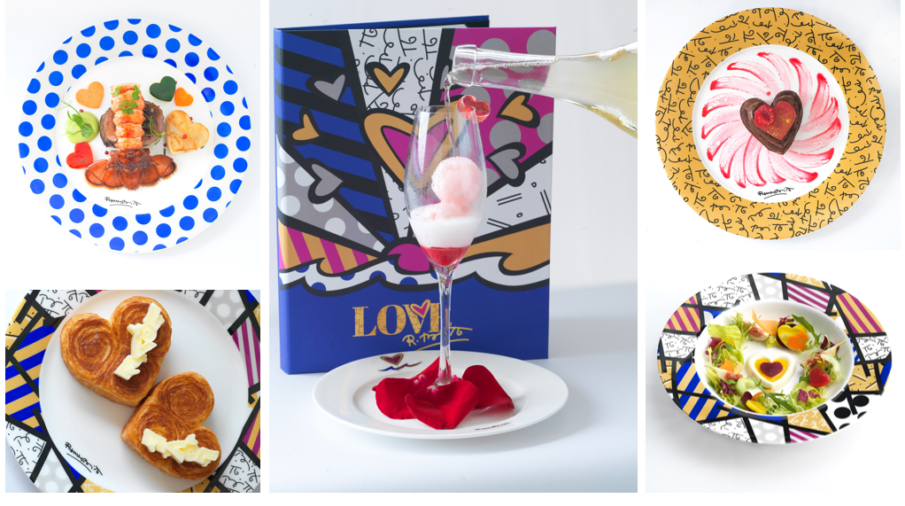 The new Love by Britto restaurant has opened on Sun Princess. It's a collaboration between Chef Rudi Sodamin and famed artist Romero Britto. Photo by Princess Cruises.