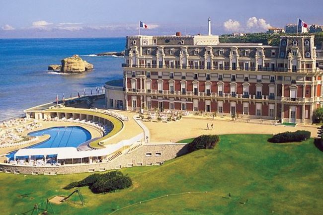  Tauck's guests on a new France escorted tour will stay at the Hotel du Palais Biarritz, among other properties. Photo by Tauck.