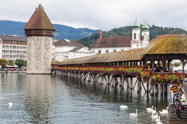 Lucerne, Switzerland, is one destination included on within one of the new Tauck tours. Photo by Tauck. 