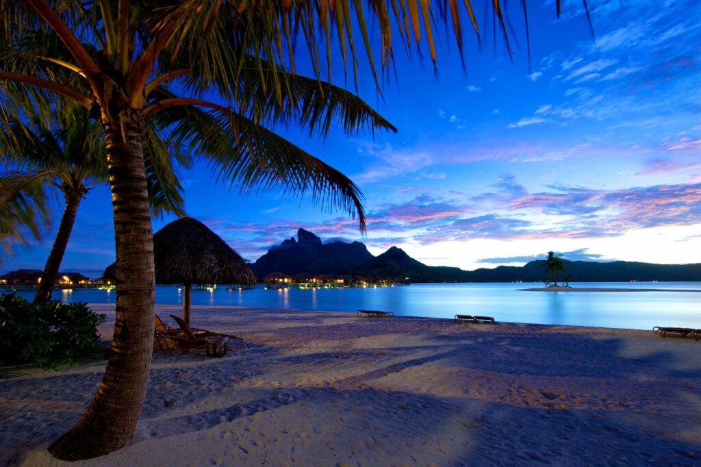 Bora Bora is an idyllic isle in Tahiti, French Polynesia. Photo by Shutterstock provided courtesy of Seabourn, 