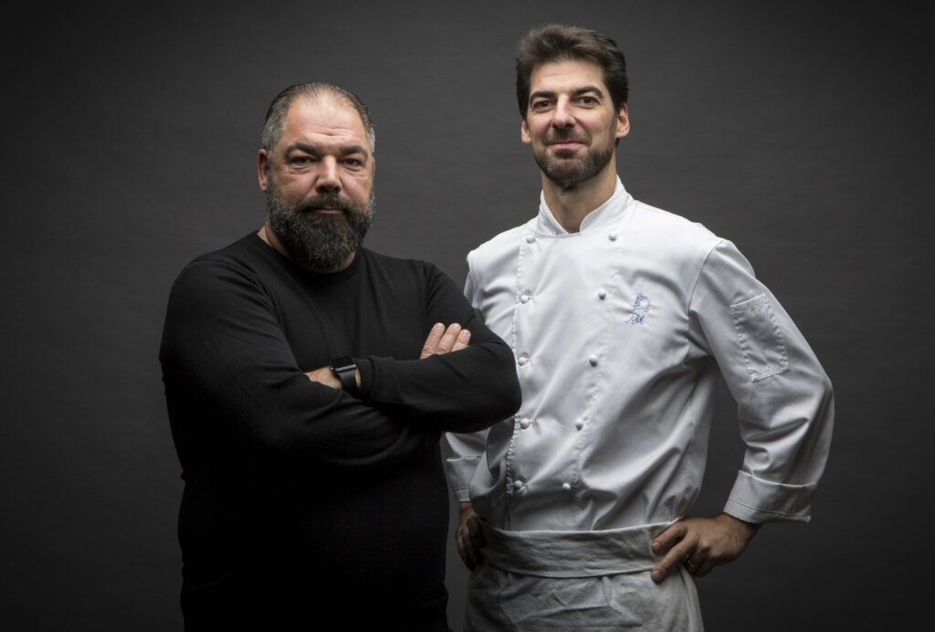 Shown above, left to right, are Chefs Massimiliano and Raffaele Alajmo. They'll soon be bringing their gastronomic focus to Crystal. Photo by Crystal. 