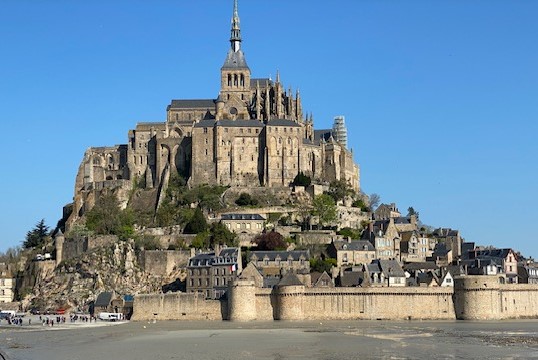 France's Mont St. Michel is one spot that Pavlus Travel's Dianne Kincaid has visited in France, her favorite destination for travel. Photo by Dianne Kincaid. 