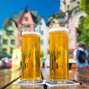 German Kolsch beer in Cologne, Germany. Photo by Riviera River Cruises. 