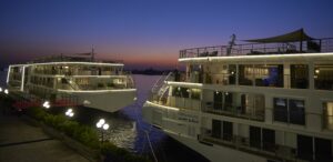 Viking river ships are christened on Egypt's Nile River in Luxor. Photo by Viking.