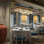 Seven Seas Prestige's new Azure, a new specialty dining venues with Mediterranean cuisine. Photo by Regent Seven Seas Cruises.