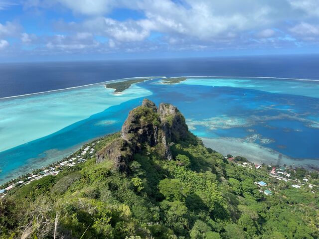 Sailing Tahiti and other islands in French Polynesia, A&K's guests will have many opportunities for stunningly gorgeous views. Photo provided courtesy of A&K.