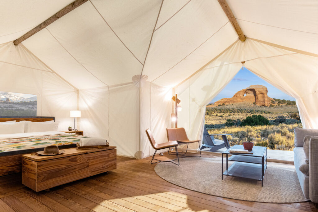 Guests will stay in comfort and style at ULUM Moab. Photo courtesy of Tauck.