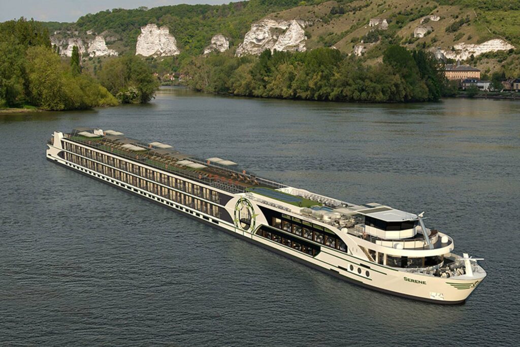 For 2027, Tauck is building a new sister to the Serene, which will launch on France's Seine River in 2026. Photo courtesy of Tauck.