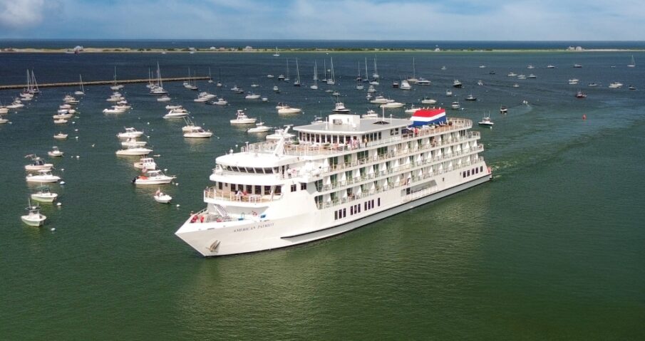 American Cruise Lines' new 130-passenger American Patriot will sail new all-U.S. itineraries in the Great Lakes in 2026 and 2027. Photo by American Cruise Lines.